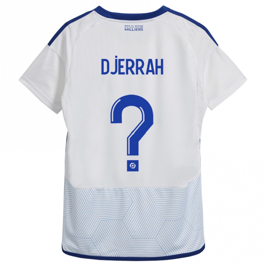 Hombre Fútbol Camiseta Karim Djerrah #0 Blanco 2ª Equipación 2023/24