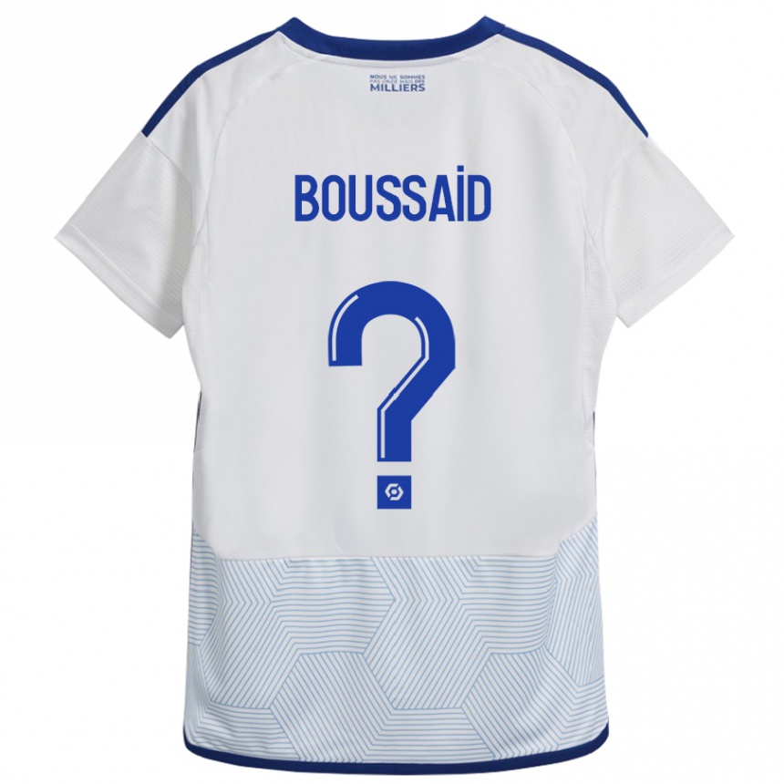 Hombre Fútbol Camiseta Willsem Boussaid #0 Blanco 2ª Equipación 2023/24