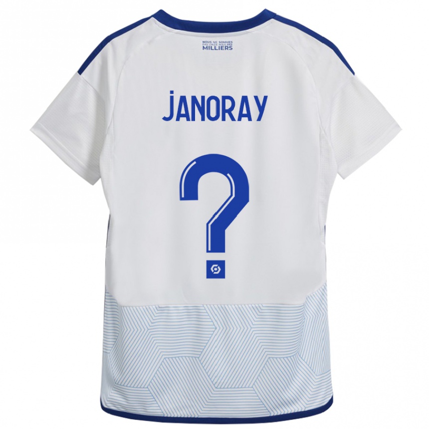 Hombre Fútbol Camiseta Sacha Janoray #0 Blanco 2ª Equipación 2023/24