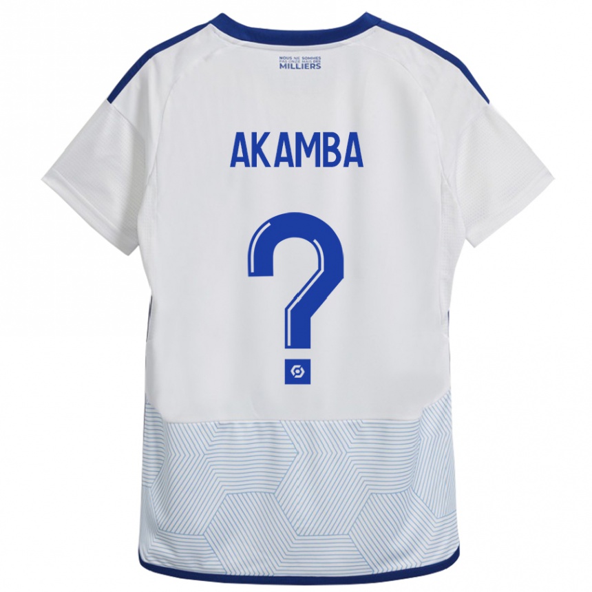 Hombre Fútbol Camiseta Fred Akamba #0 Blanco 2ª Equipación 2023/24