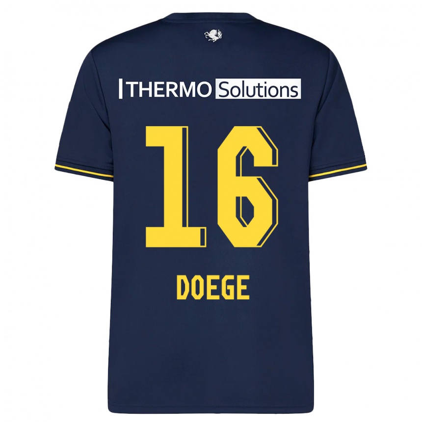 Hombre Fútbol Camiseta Leonie Doege #16 Armada 2ª Equipación 2023/24