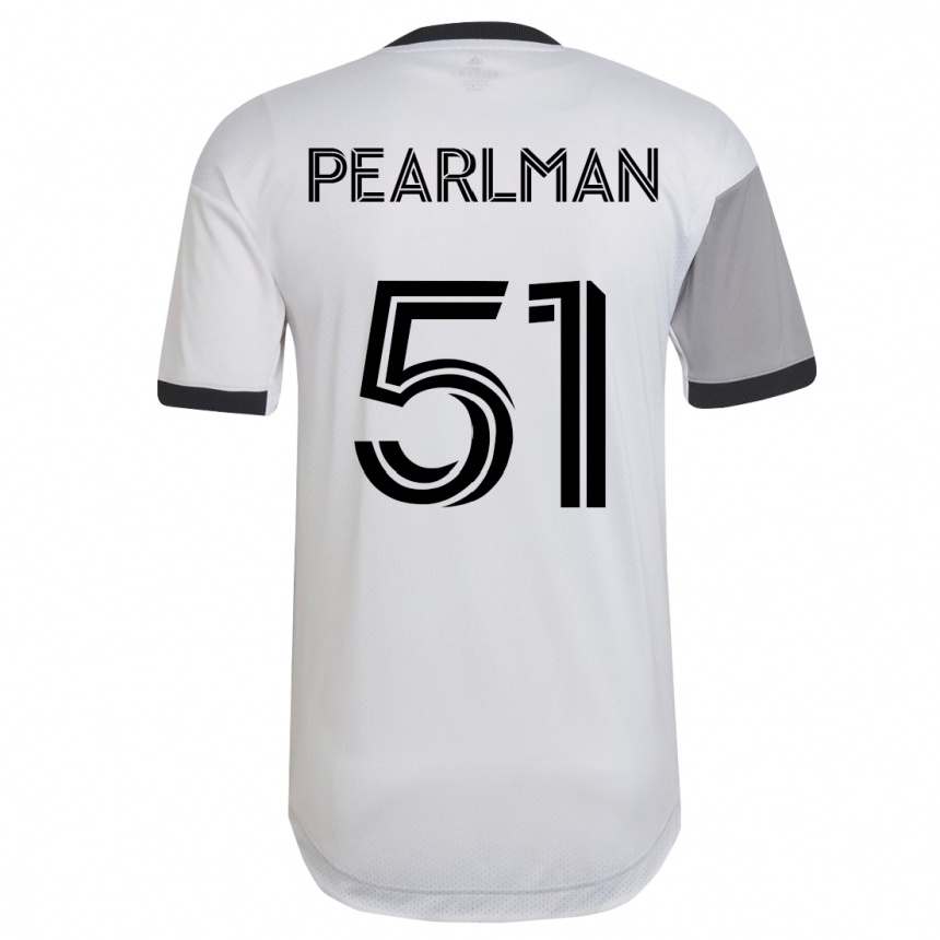 Hombre Fútbol Camiseta Adam Pearlman #51 Blanco 2ª Equipación 2023/24