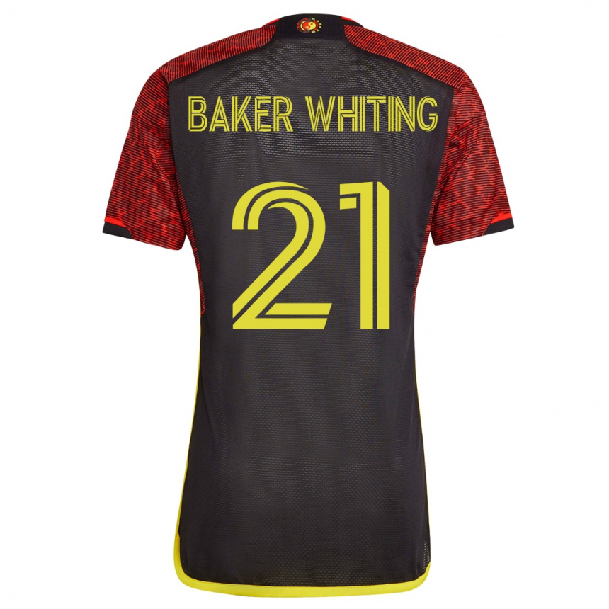 Hombre Fútbol Camiseta Reed Baker-Whiting #21 Naranja 2ª Equipación 2023/24