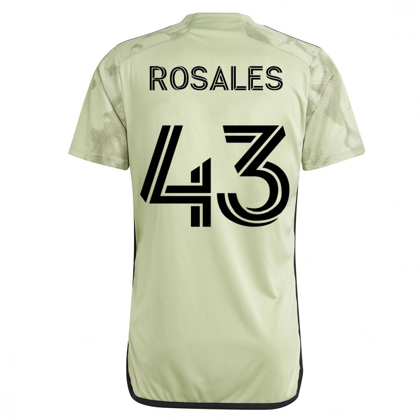 Hombre Fútbol Camiseta Diego Rosales #43 Verde 2ª Equipación 2023/24