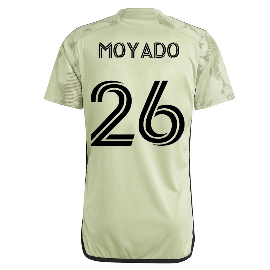 Hombre Fútbol Camiseta Bryan Moyado #26 Verde 2ª Equipación 2023/24