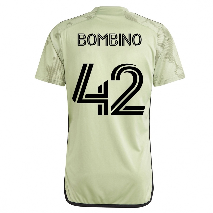 Hombre Fútbol Camiseta Luca Bombino #42 Verde 2ª Equipación 2023/24