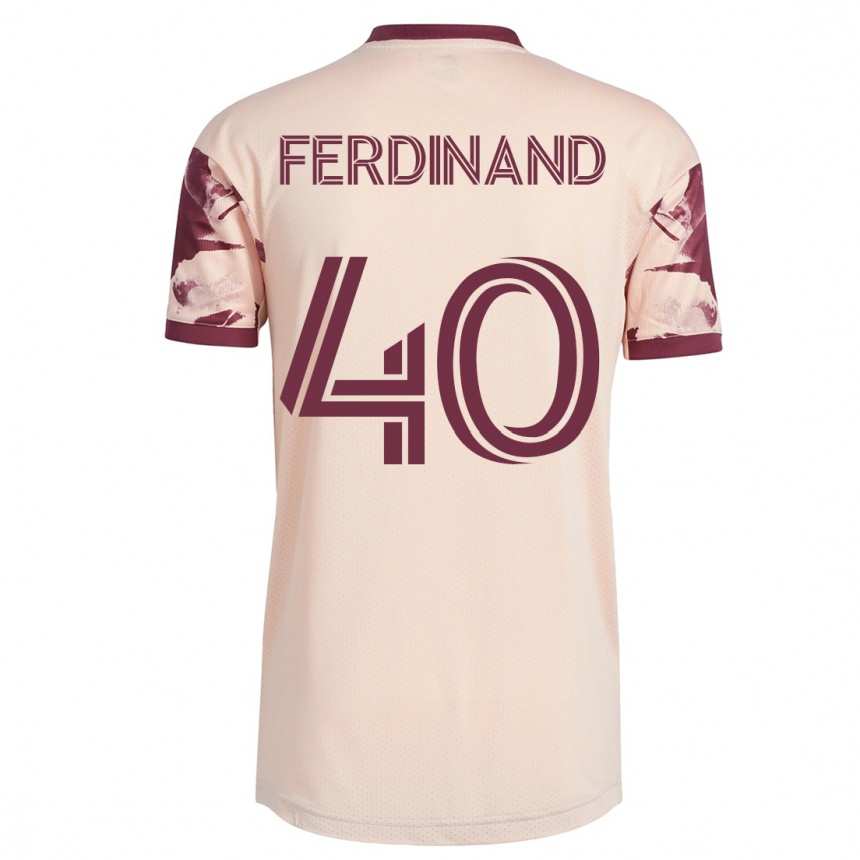 Hombre Fútbol Camiseta Keesean Ferdinand #40 Blanquecino 2ª Equipación 2023/24