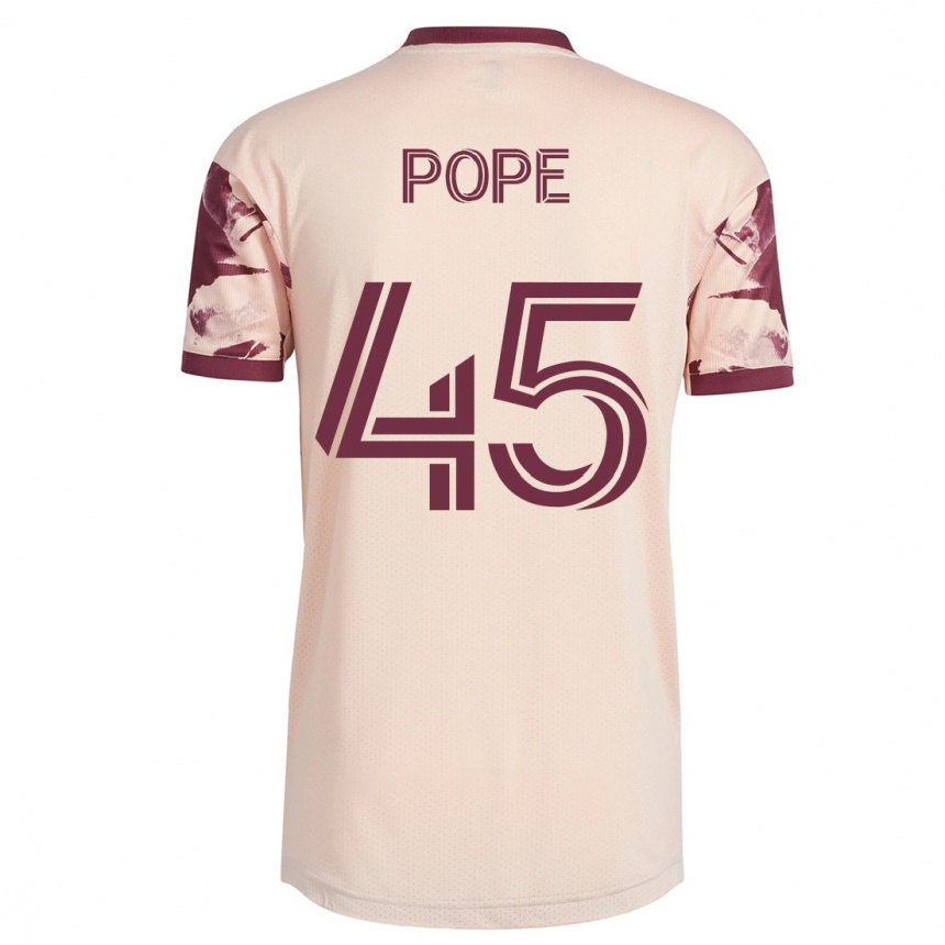 Hombre Fútbol Camiseta Blake Pope #45 Blanquecino 2ª Equipación 2023/24