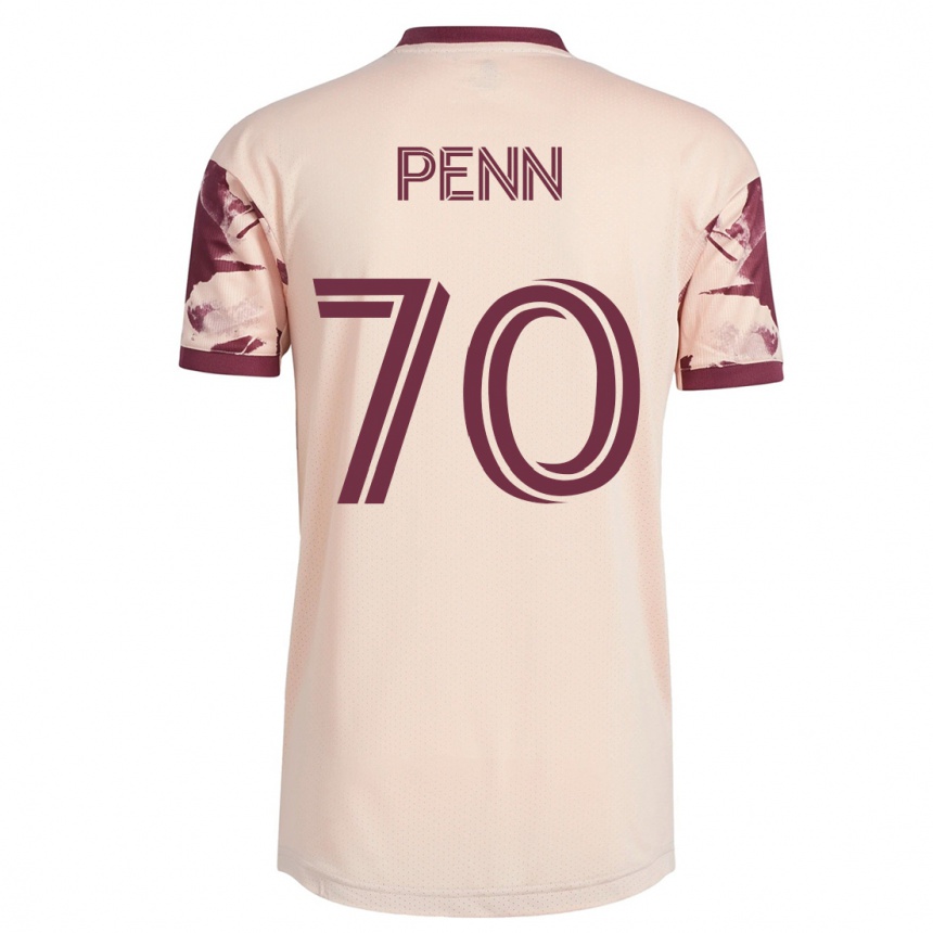 Hombre Fútbol Camiseta Josh Penn #70 Blanquecino 2ª Equipación 2023/24