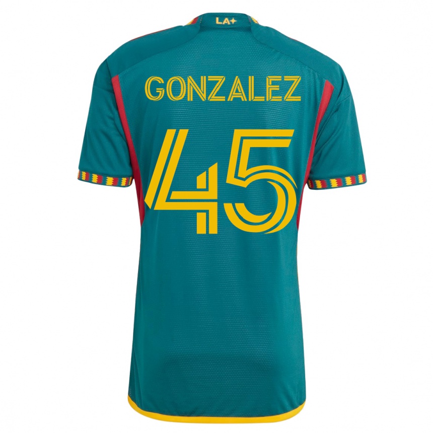 Hombre Fútbol Camiseta Adrián González #45 Verde 2ª Equipación 2023/24