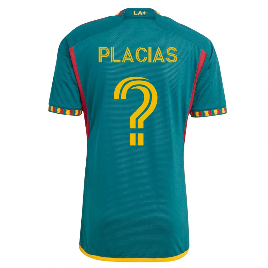 Hombre Fútbol Camiseta Julian Placias #0 Verde 2ª Equipación 2023/24