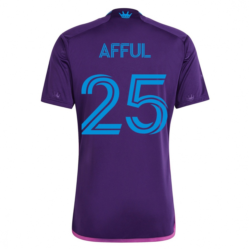 Hombre Fútbol Camiseta Harrison Afful #25 Violeta 2ª Equipación 2023/24