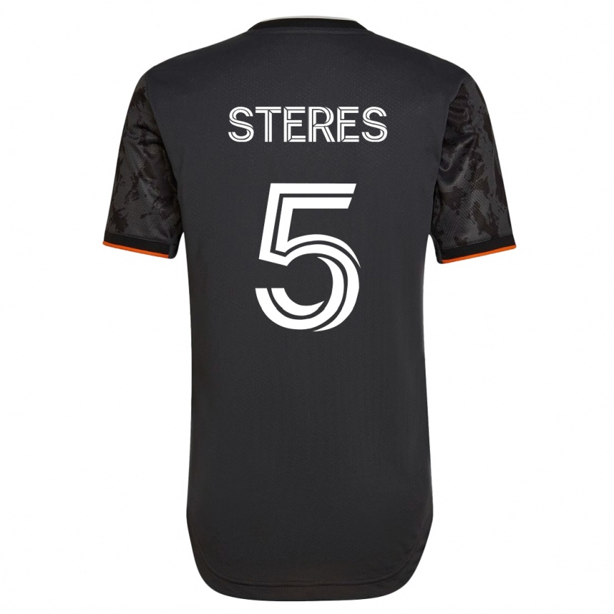 Hombre Fútbol Camiseta Daniel Steres #5 Negro 2ª Equipación 2023/24