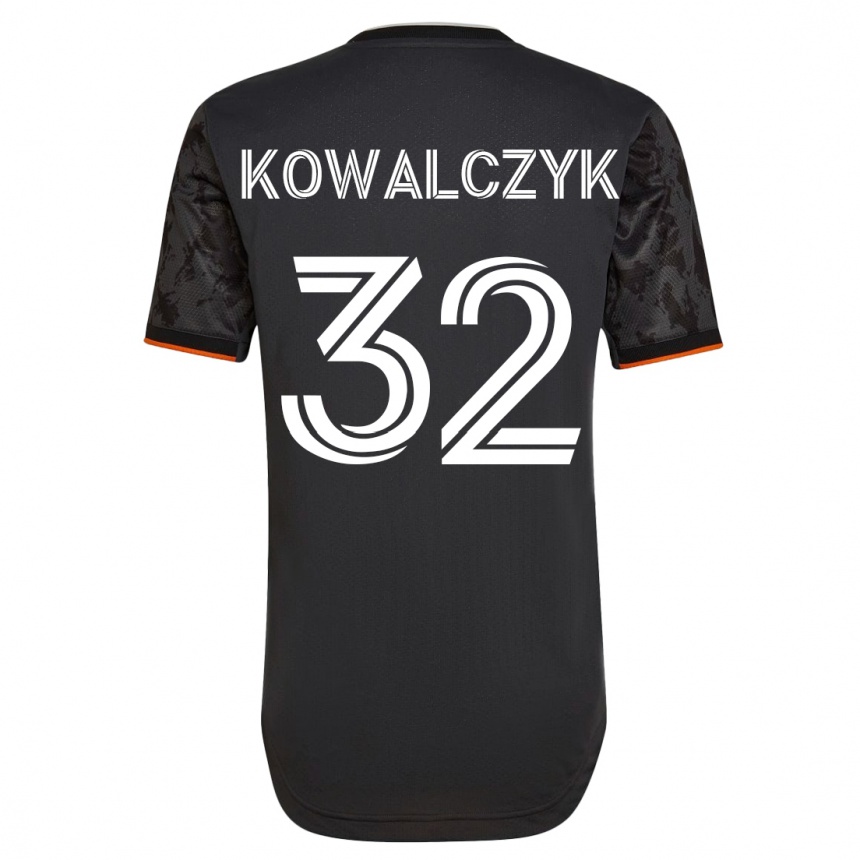 Hombre Fútbol Camiseta Sebastian Kowalczyk #32 Negro 2ª Equipación 2023/24