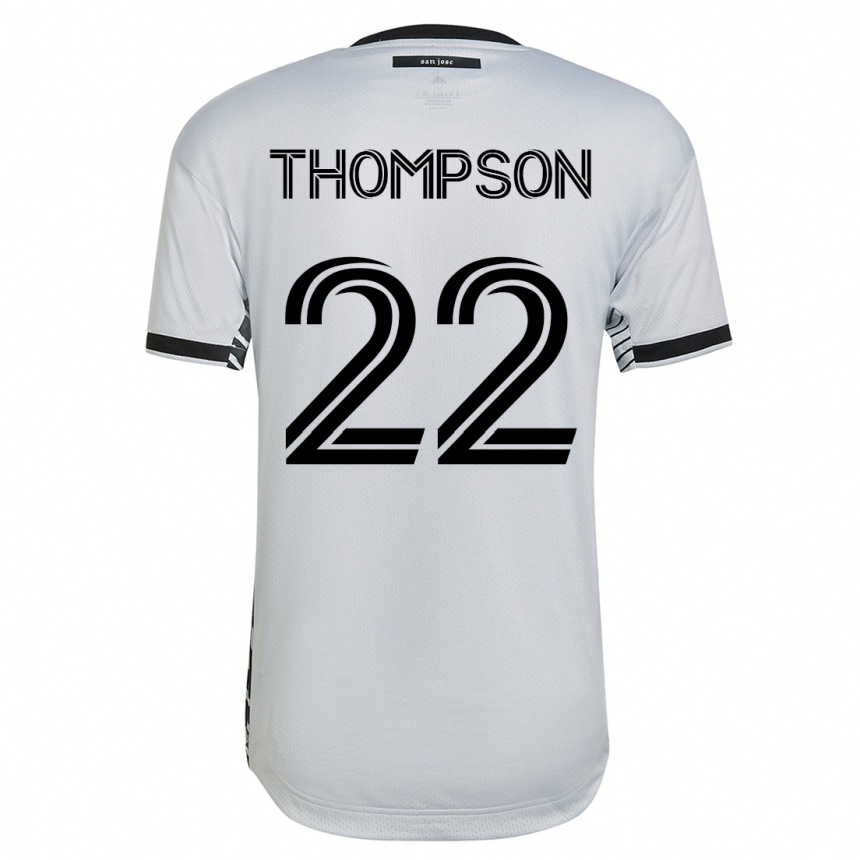 Hombre Fútbol Camiseta Tommy Thompson #22 Blanco 2ª Equipación 2023/24