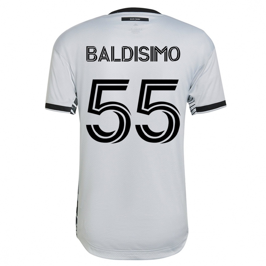 Hombre Fútbol Camiseta Michael Baldisimo #55 Blanco 2ª Equipación 2023/24