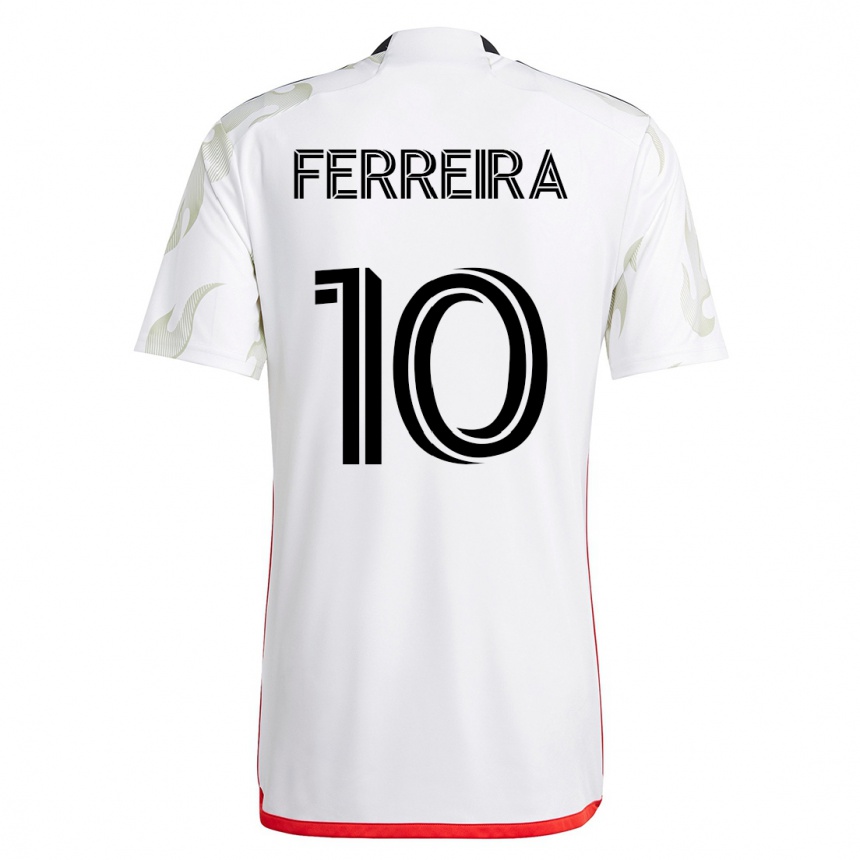 Hombre Fútbol Camiseta Jesús Ferreira #10 Blanco 2ª Equipación 2023/24