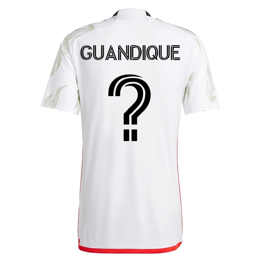 Hombre Fútbol Camiseta Josmar Guandique #0 Blanco 2ª Equipación 2023/24