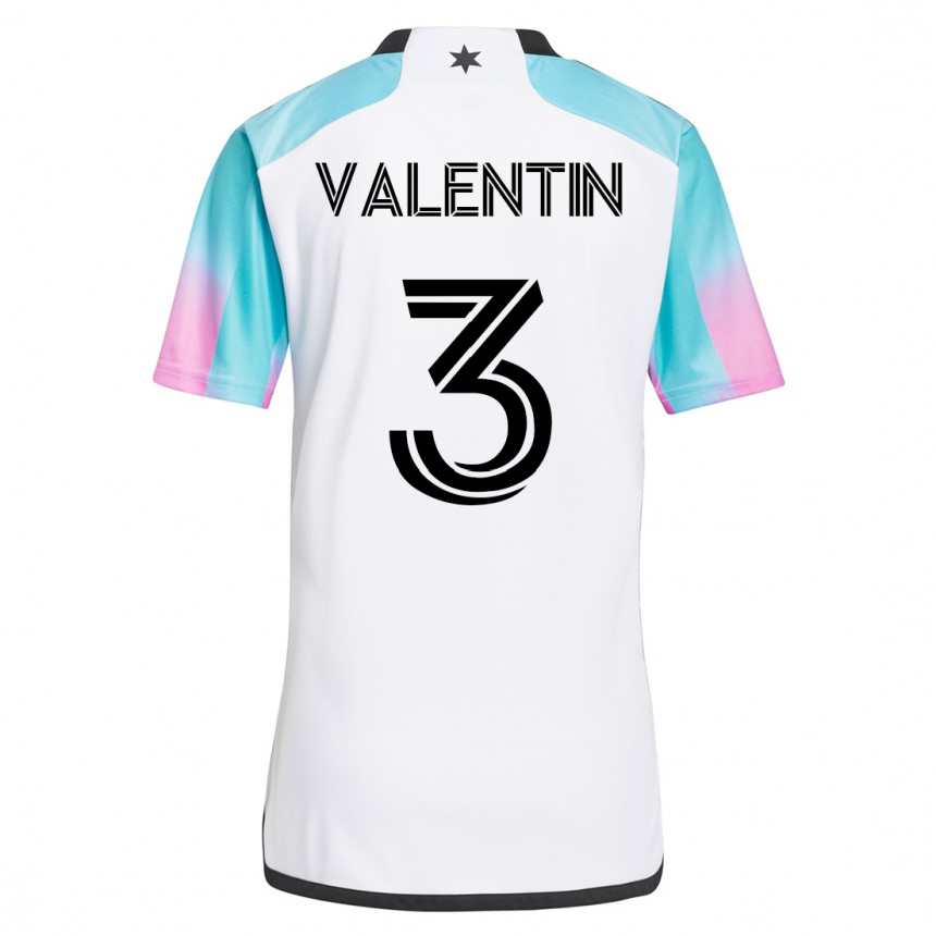 Hombre Fútbol Camiseta Zarek Valentin #3 Blanco 2ª Equipación 2023/24