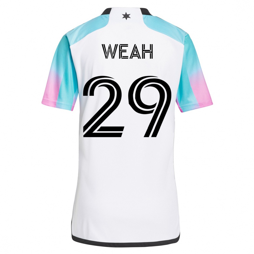 Hombre Fútbol Camiseta Patrick Weah #29 Blanco 2ª Equipación 2023/24