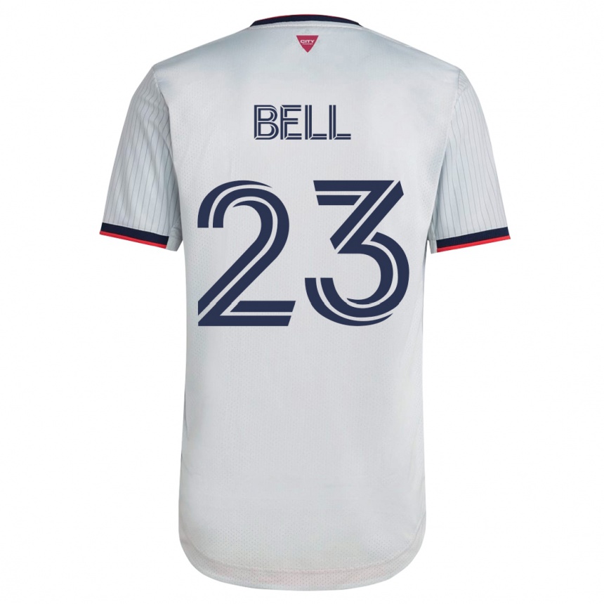 Hombre Fútbol Camiseta Jon Bell #23 Blanco 2ª Equipación 2023/24