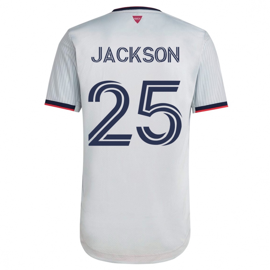 Hombre Fútbol Camiseta Aziel Jackson #25 Blanco 2ª Equipación 2023/24
