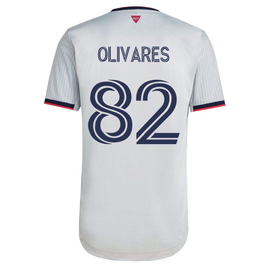 Hombre Fútbol Camiseta Christian Olivares #82 Blanco 2ª Equipación 2023/24