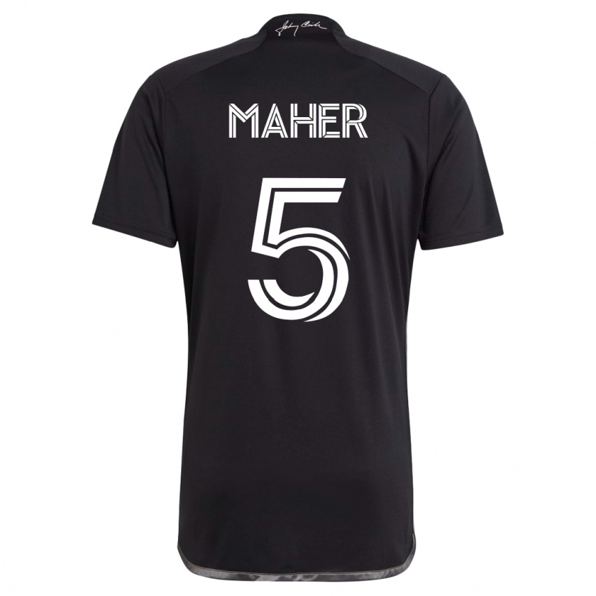 Hombre Fútbol Camiseta Jack Maher #5 Negro 2ª Equipación 2023/24