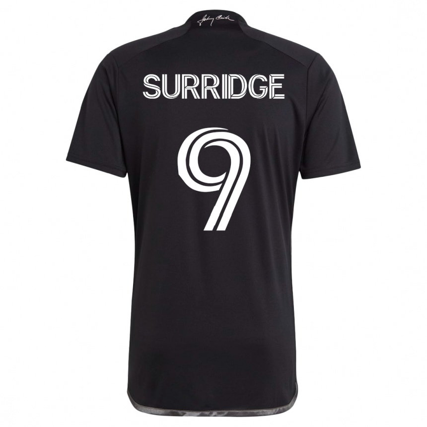 Hombre Fútbol Camiseta Sam Surridge #9 Negro 2ª Equipación 2023/24