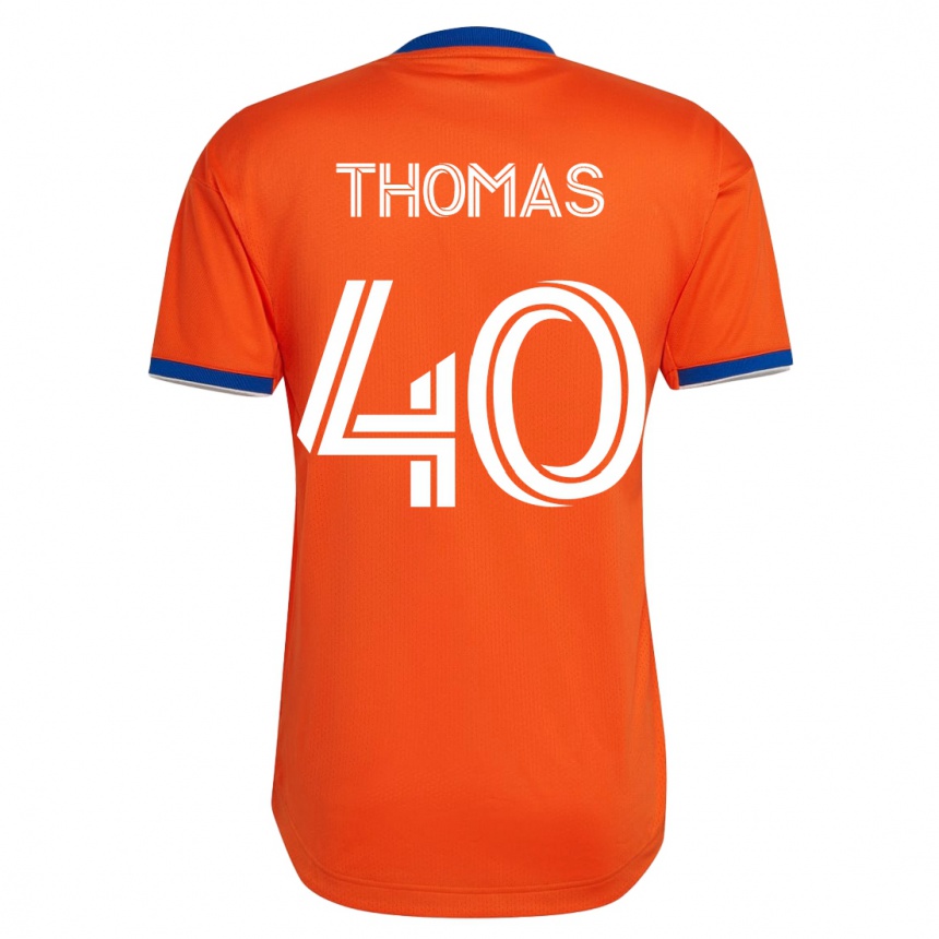Hombre Fútbol Camiseta Kai Thomas #40 Blanco 2ª Equipación 2023/24
