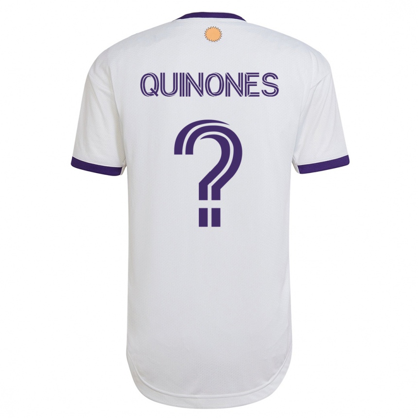 Hombre Fútbol Camiseta Lucas Quiñones #0 Blanco 2ª Equipación 2023/24