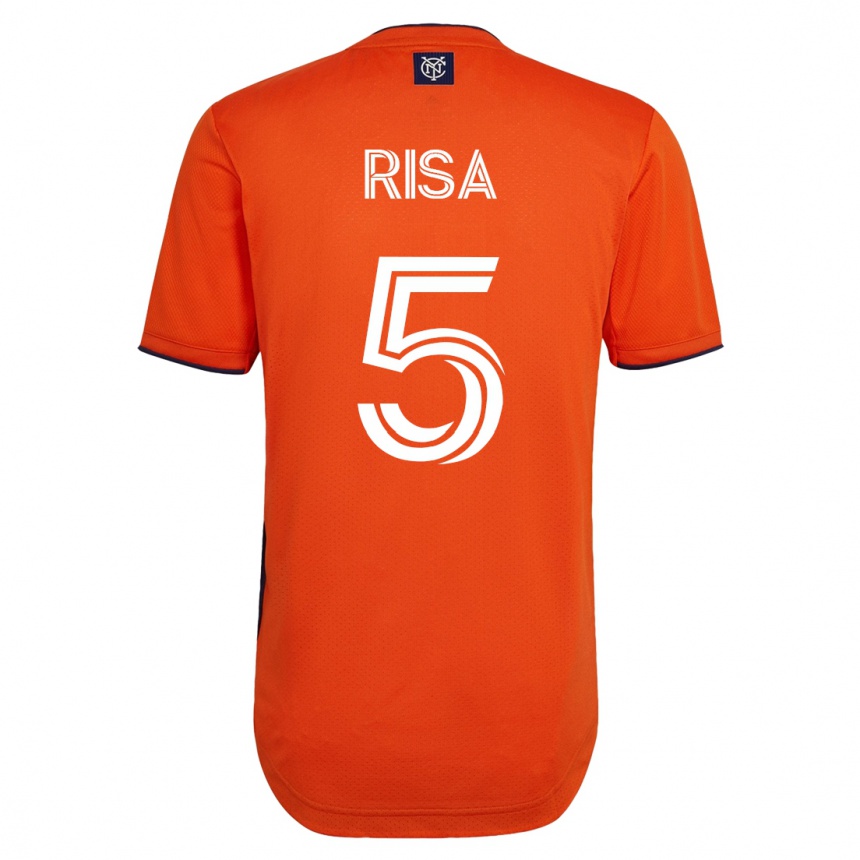 Hombre Fútbol Camiseta Birk Risa #5 Negro 2ª Equipación 2023/24