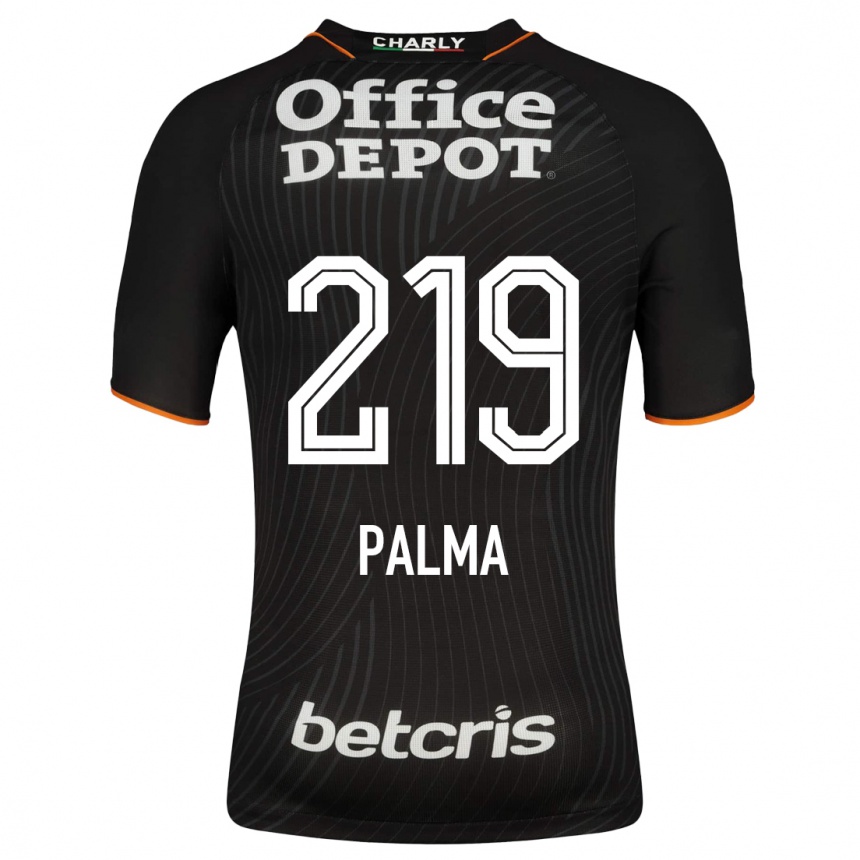 Hombre Fútbol Camiseta Pablo Palma #219 Negro 2ª Equipación 2023/24