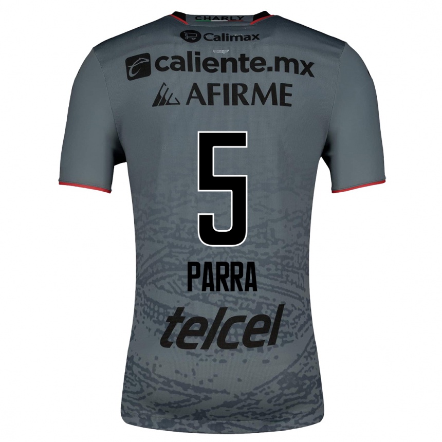 Hombre Fútbol Camiseta Rodrigo Parra #5 Gris 2ª Equipación 2023/24