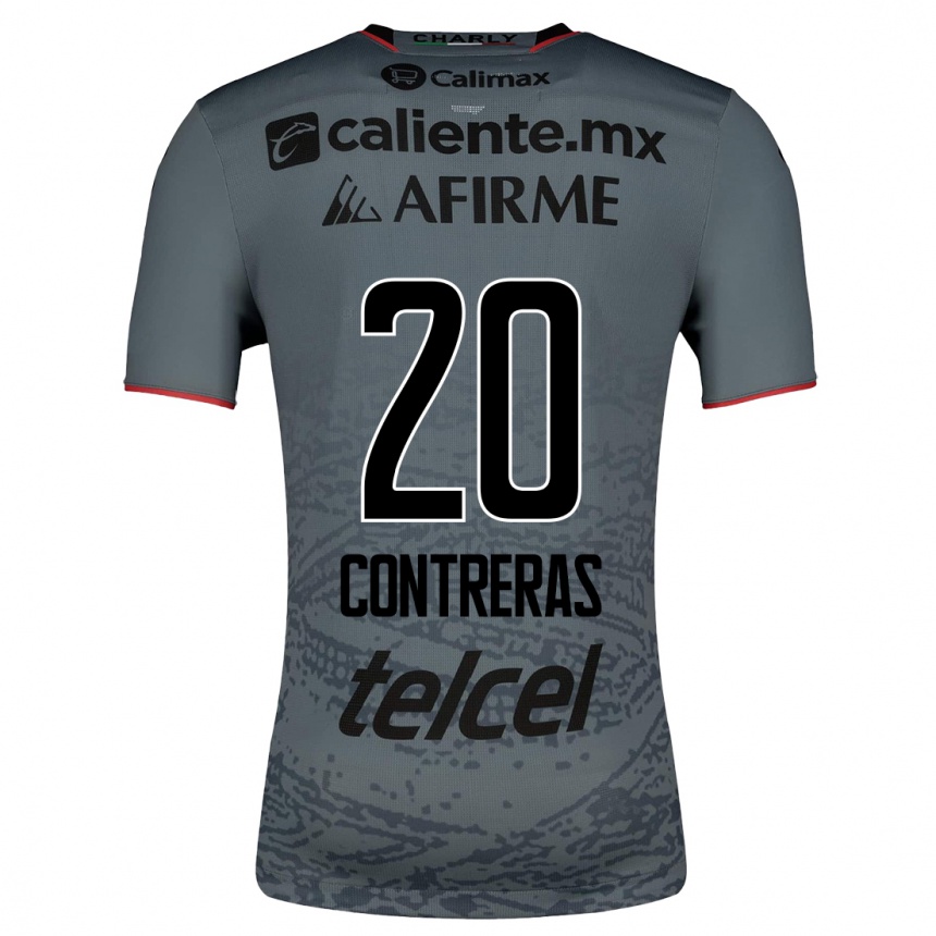 Hombre Fútbol Camiseta Francisco Contreras #20 Gris 2ª Equipación 2023/24