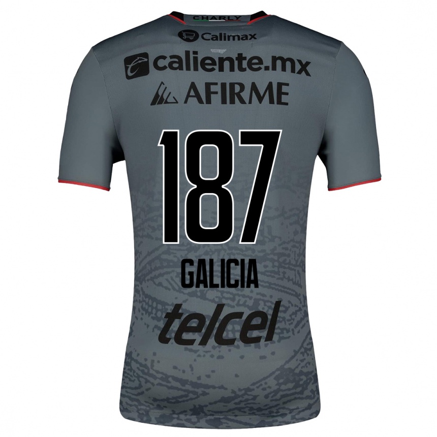 Hombre Fútbol Camiseta Carlos Galicia #187 Gris 2ª Equipación 2023/24