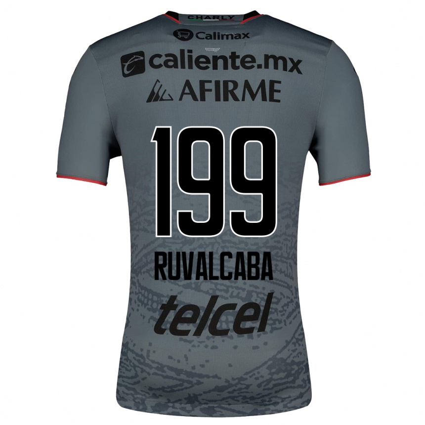 Hombre Fútbol Camiseta Ignacio Ruvalcaba #199 Gris 2ª Equipación 2023/24