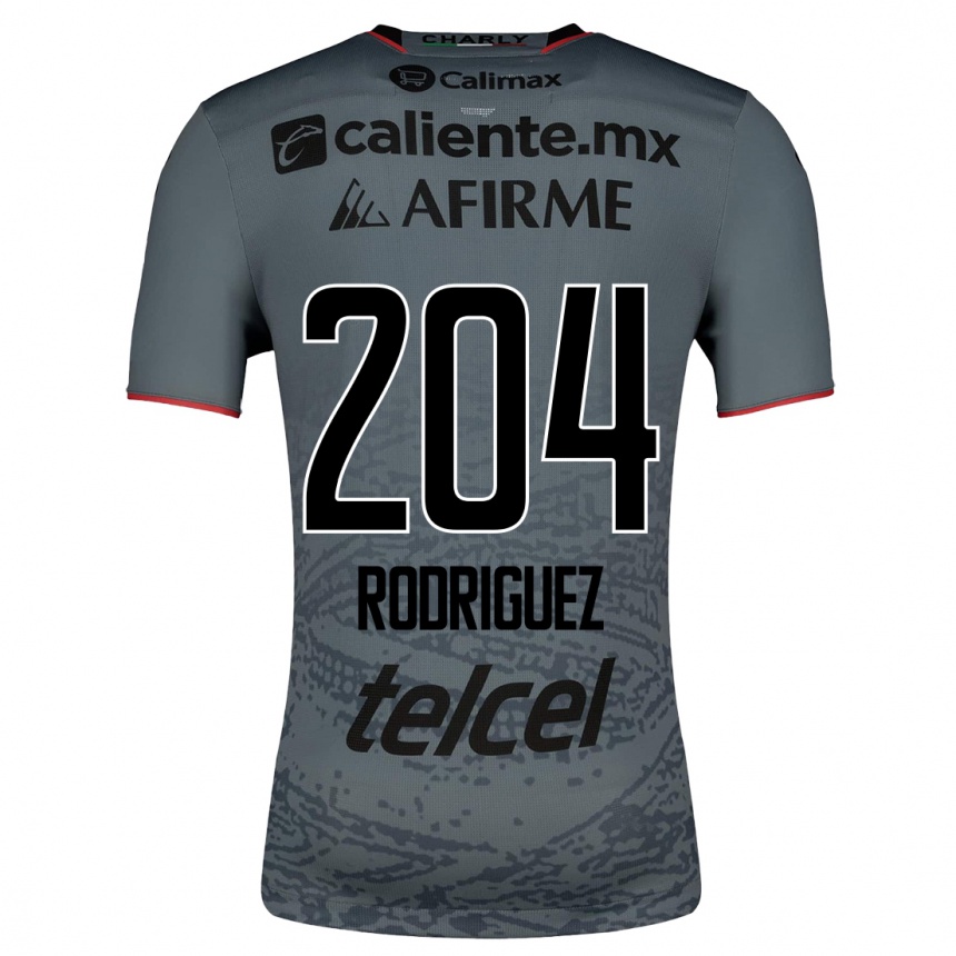 Hombre Fútbol Camiseta Jesús Rodríguez #204 Gris 2ª Equipación 2023/24