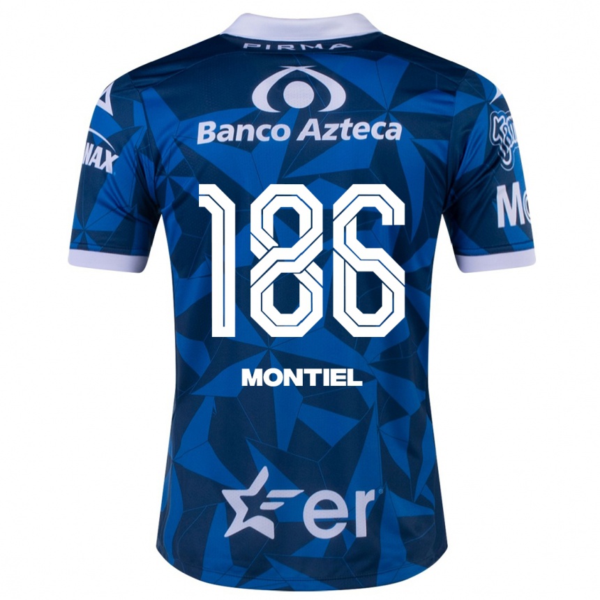 Hombre Fútbol Camiseta Santiago Montiel #186 Azul 2ª Equipación 2023/24