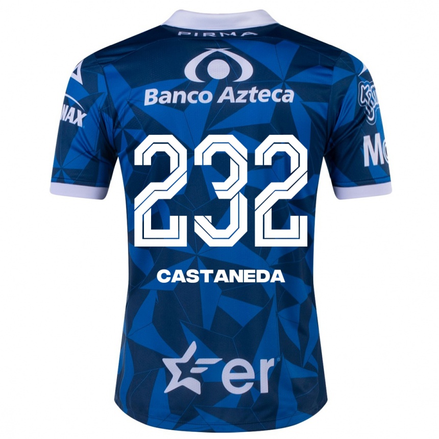 Hombre Fútbol Camiseta Ángel Castañeda #232 Azul 2ª Equipación 2023/24
