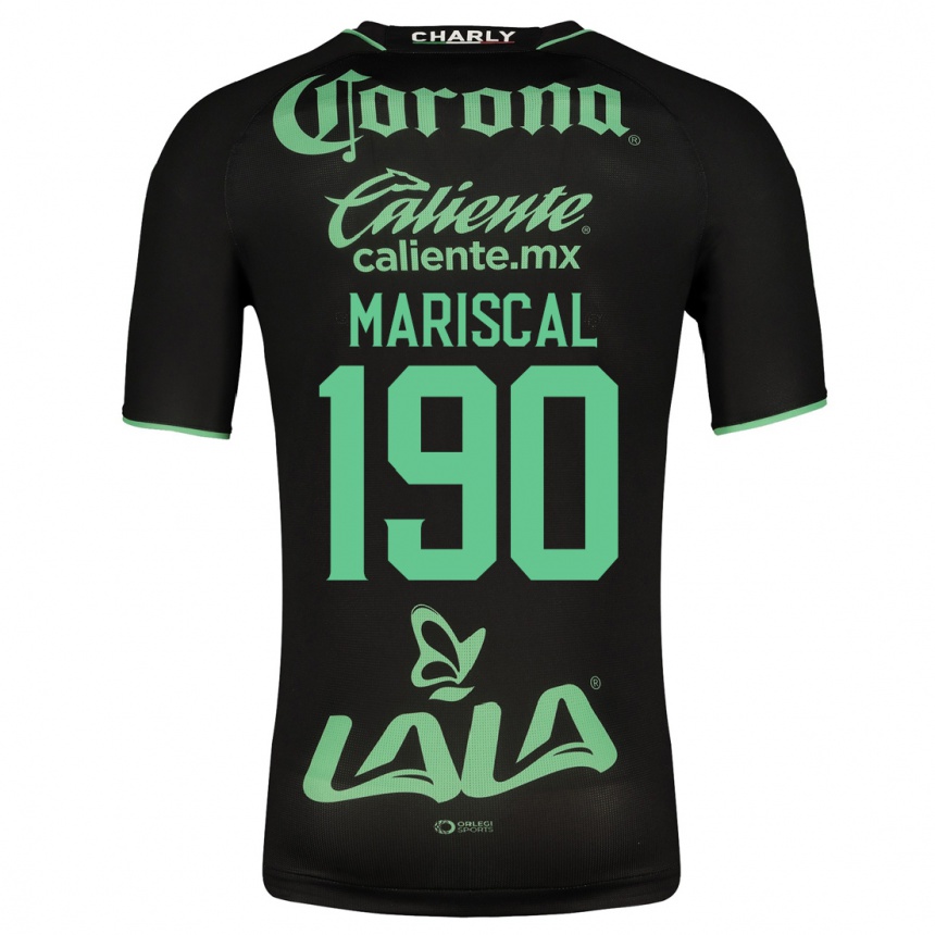 Hombre Fútbol Camiseta Salvador Mariscal #190 Negro 2ª Equipación 2023/24