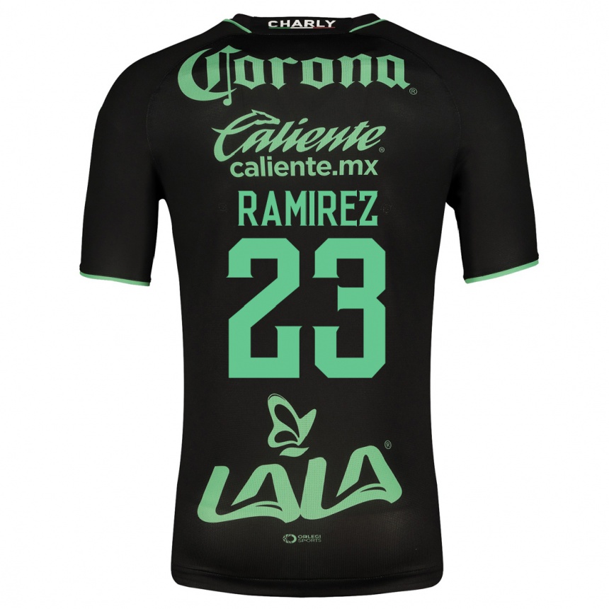 Hombre Fútbol Camiseta Alexxandra Ramírez #23 Negro 2ª Equipación 2023/24