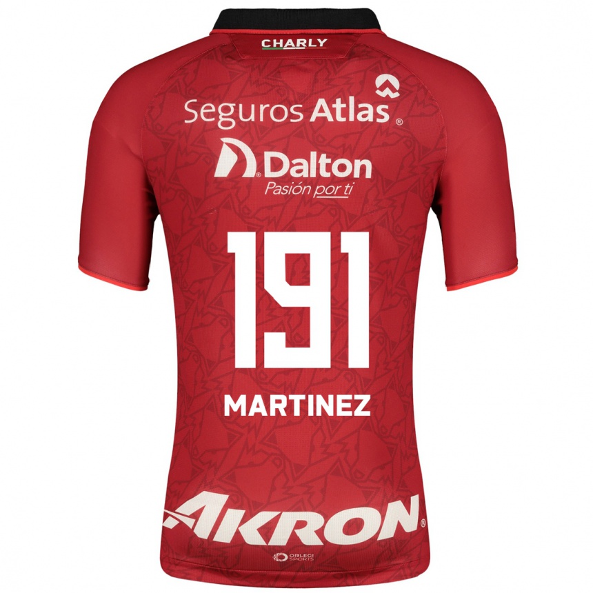 Hombre Fútbol Camiseta Gustavo Martínez #191 Rojo 2ª Equipación 2023/24