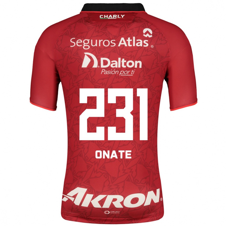 Hombre Fútbol Camiseta Axel Oñate #231 Rojo 2ª Equipación 2023/24