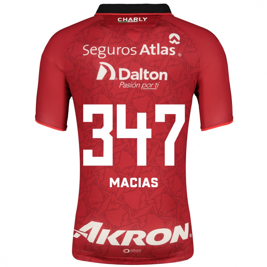Hombre Fútbol Camiseta Ángel Macías #347 Rojo 2ª Equipación 2023/24