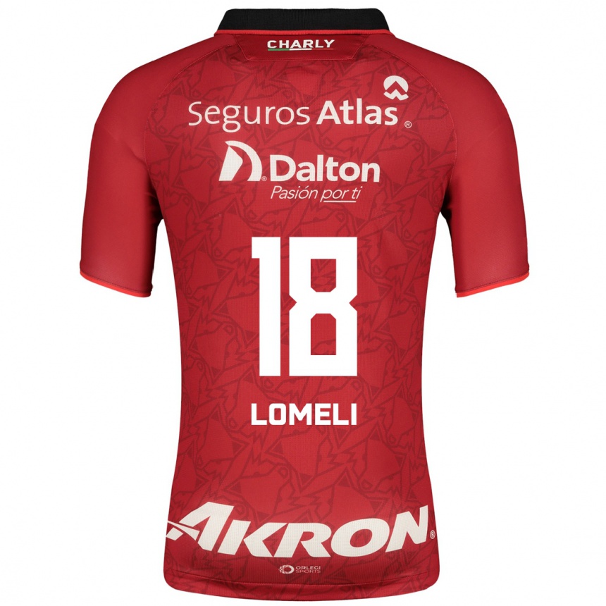 Hombre Fútbol Camiseta Alejandra Lomelí #18 Rojo 2ª Equipación 2023/24