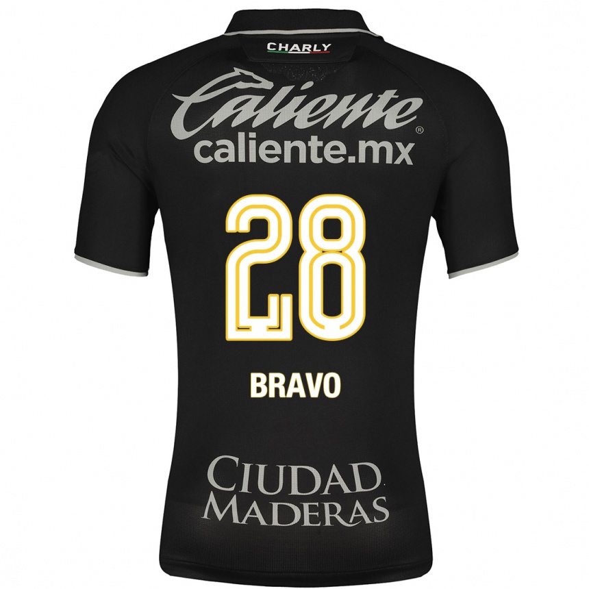 Hombre Fútbol Camiseta Ruth Bravo #28 Negro 2ª Equipación 2023/24