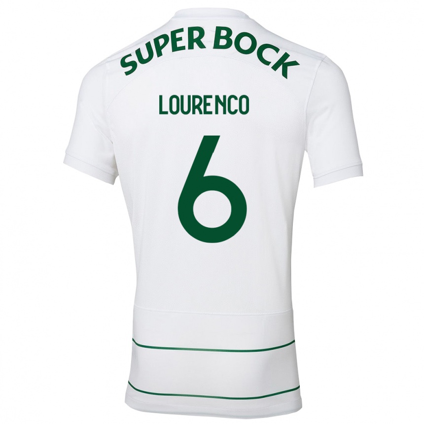 Hombre Fútbol Camiseta Bruna Lourenço Urbano Costa #6 Blanco 2ª Equipación 2023/24