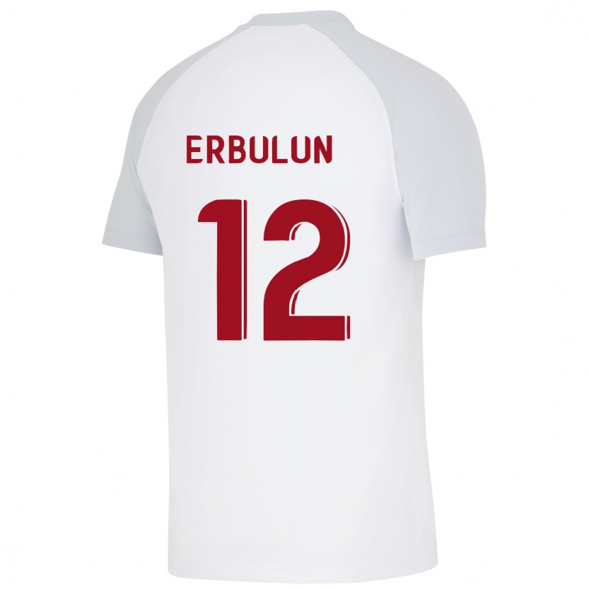 Hombre Fútbol Camiseta Helin Erbulun #12 Blanco 2ª Equipación 2023/24