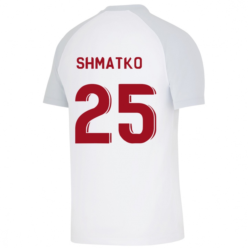 Hombre Fútbol Camiseta Lyubov Shmatko #25 Blanco 2ª Equipación 2023/24